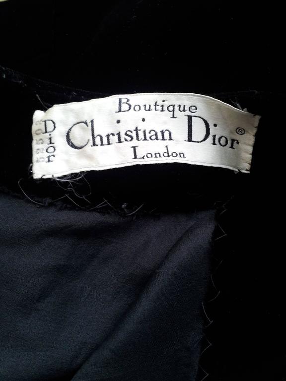 1960s Christian Dior Black Ostrich Feather Dress at 1stDibs | dior ...