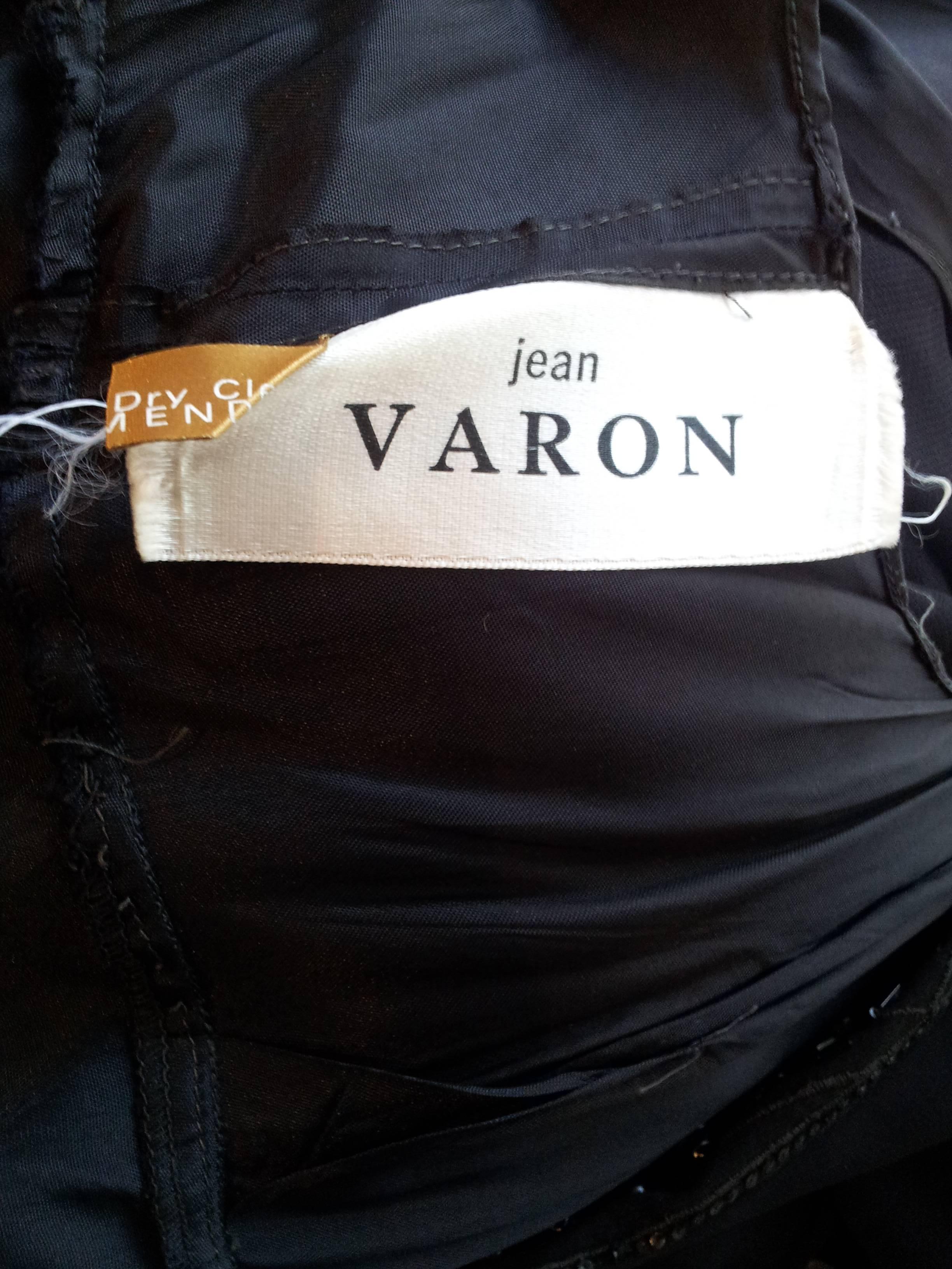 1970s Jean Varon Black Spider Dress In Good Condition In London, GB