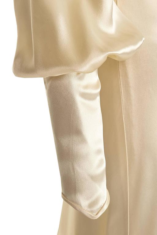 1930s Silk Satin Bias Cut Ivory Wedding Dress at 1stDibs | 1930s silk ...
