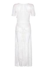 1930s White Crochet Lace Dress