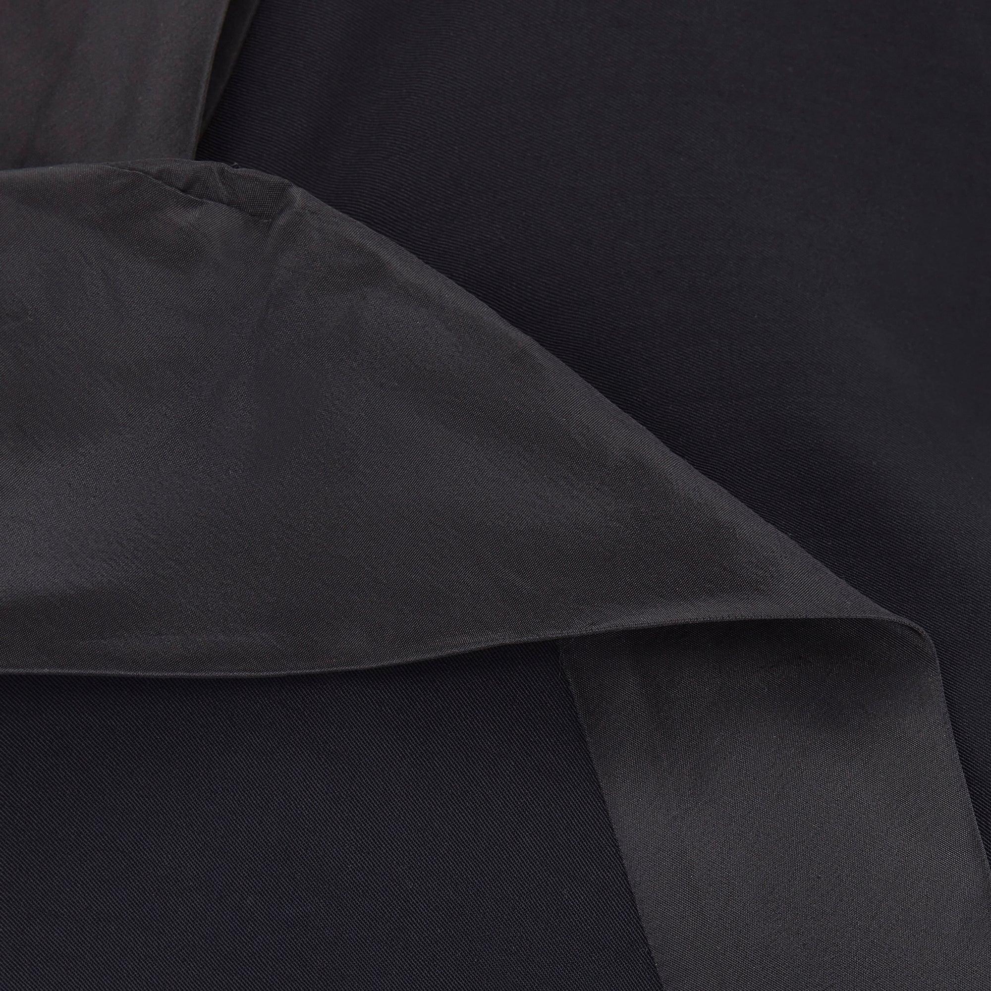 2001 Yamamoto Runway Documented Veste chemise drapée noire Excellent état - En vente à London, GB