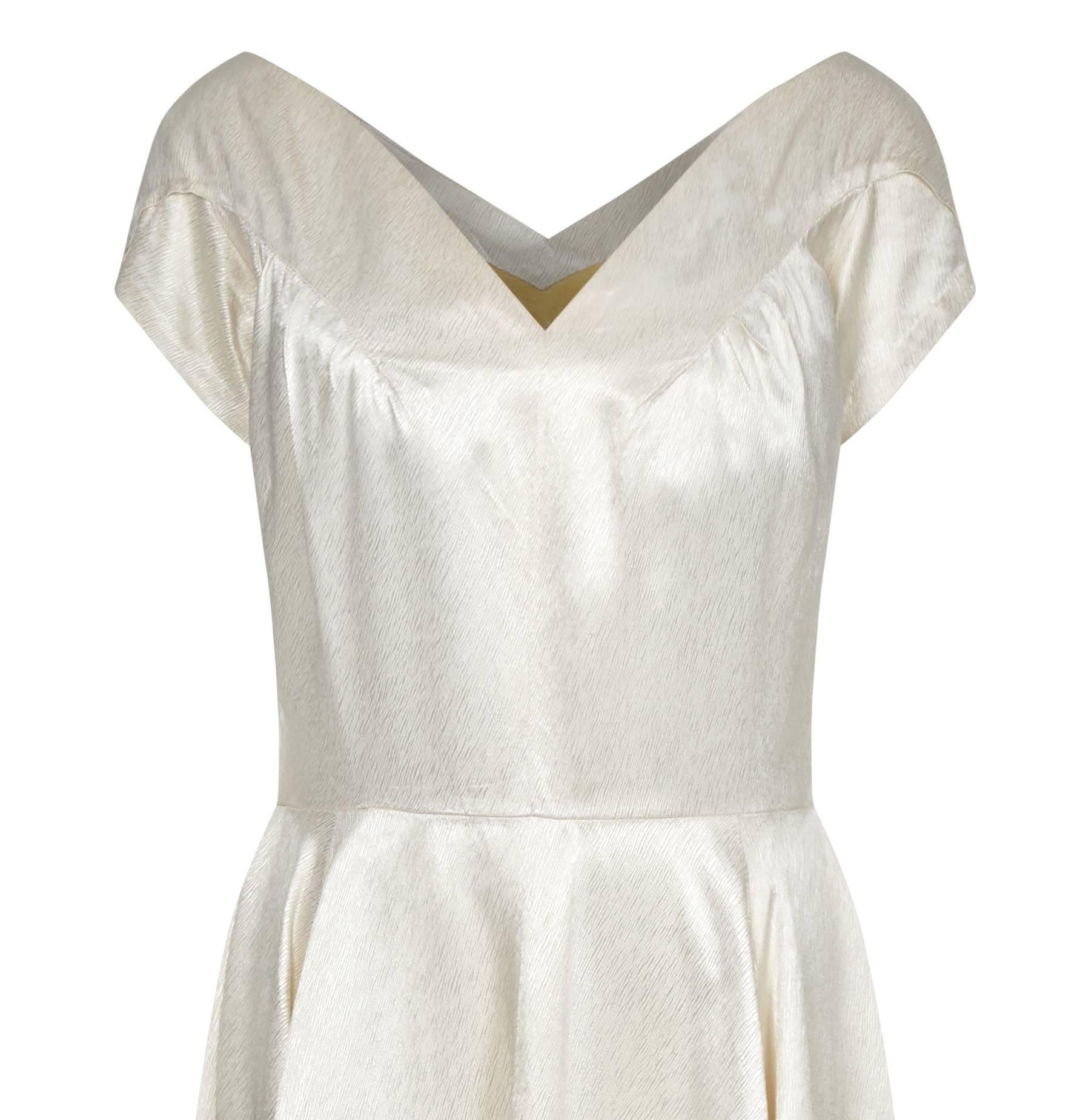 1940 wedding dress