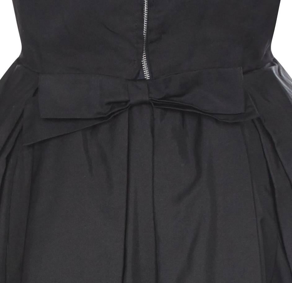 haute couture black dress