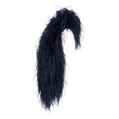 1920s True Original Navy Feather Boa