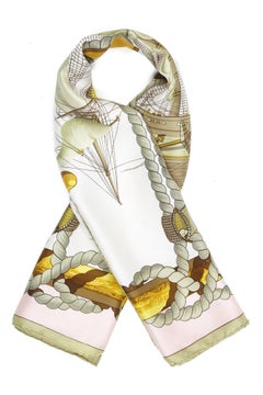 Hermes Original Tribord Silk Scarf, 1968