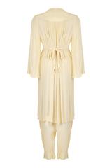 1970s Ossie Clark Cream Two Piece