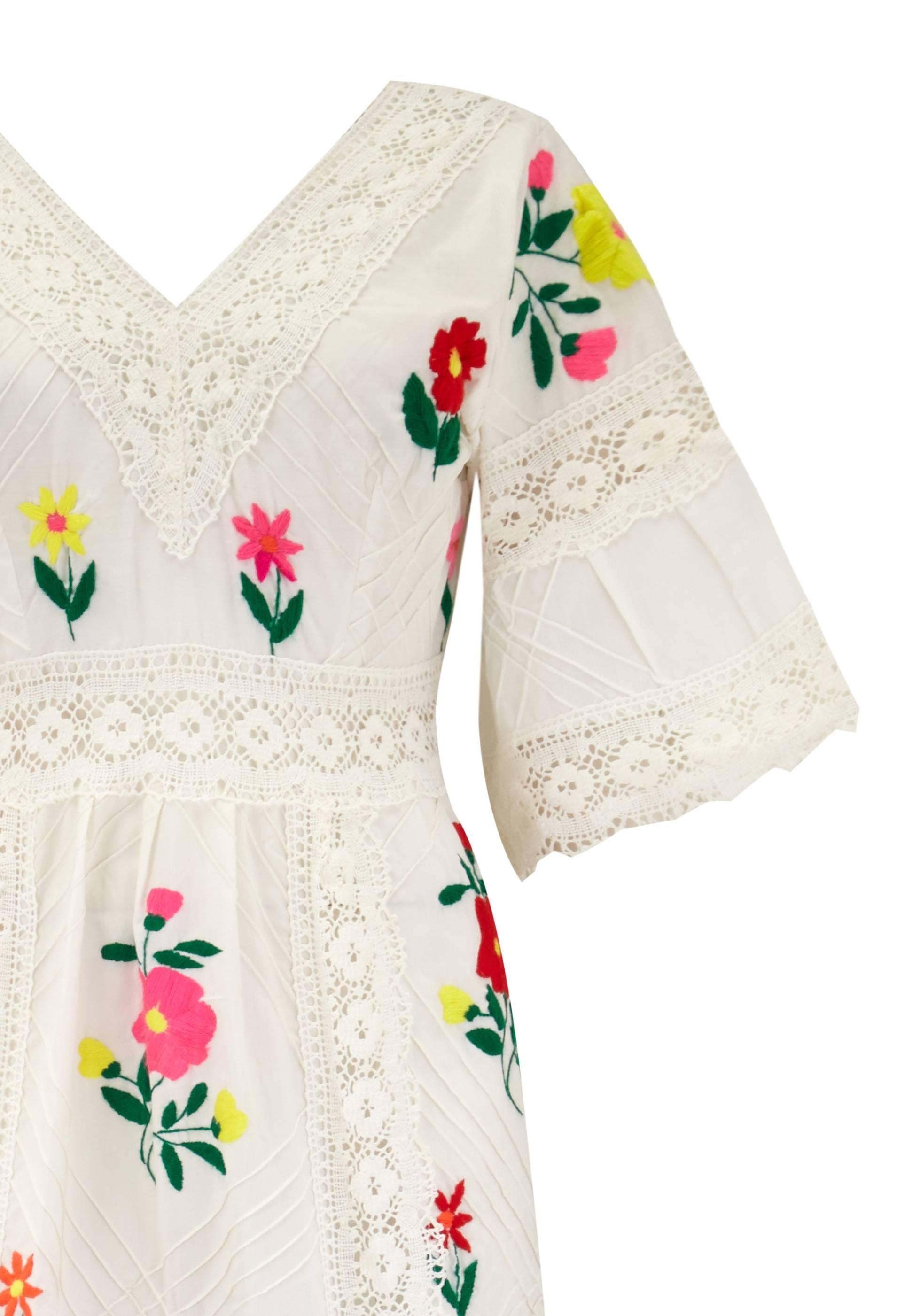 vintage mexican dress