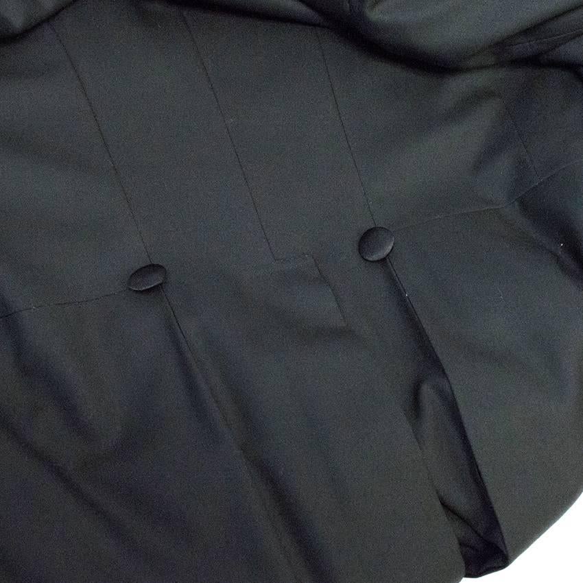 Kiton Black Wool Tailcoat For Sale 1