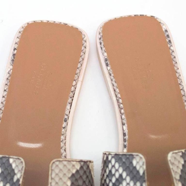hermes oran snakeskin