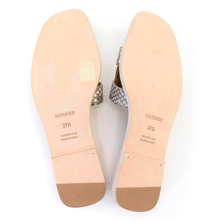 hermes oran snakeskin