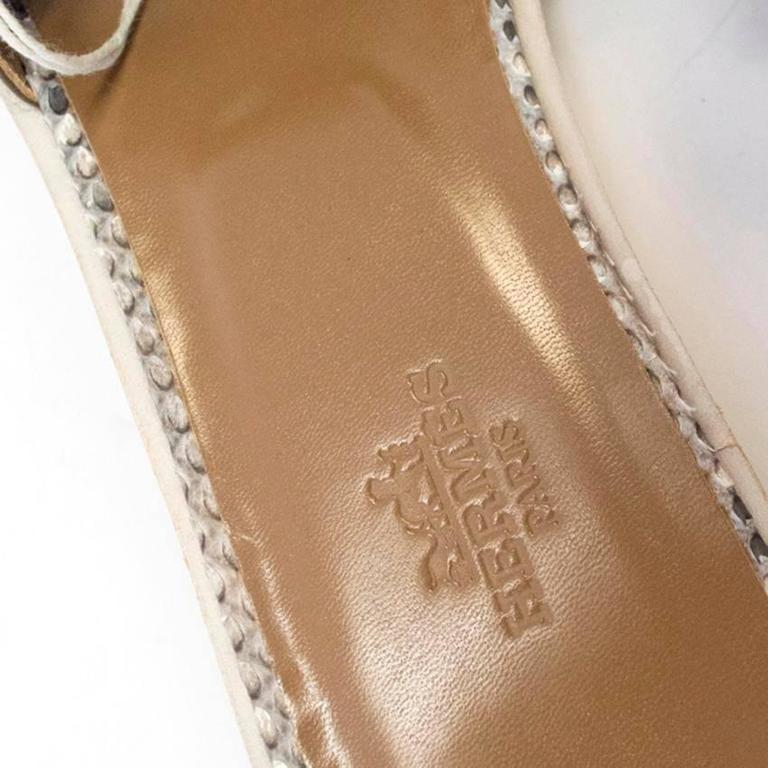 hermes oran snakeskin