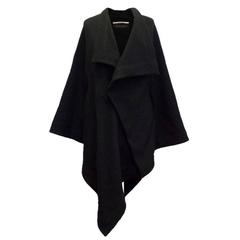 Roland Mouret Black Cape With Optional zip Up Sleeves