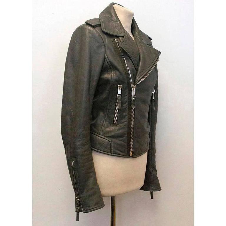 balenciaga jacket womens grey