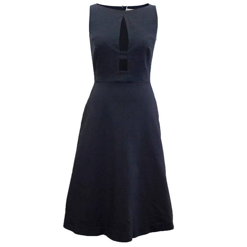 Osman Navy Sleeveless Dress For Sale