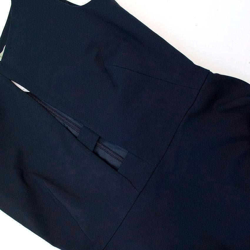 Osman Navy Sleeveless Dress For Sale 1