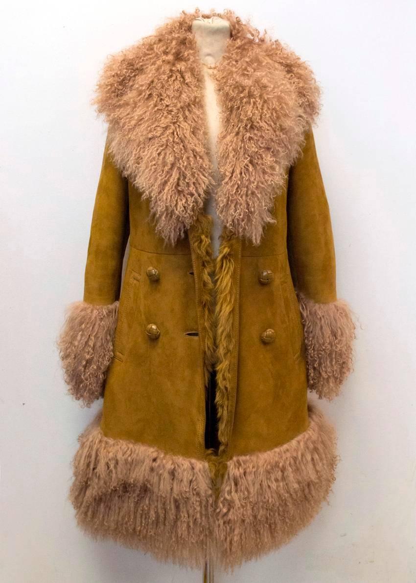 gucci sheepskin coat