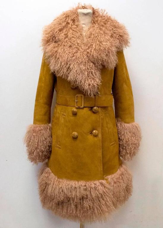 Gucci sheepskin best sale coat