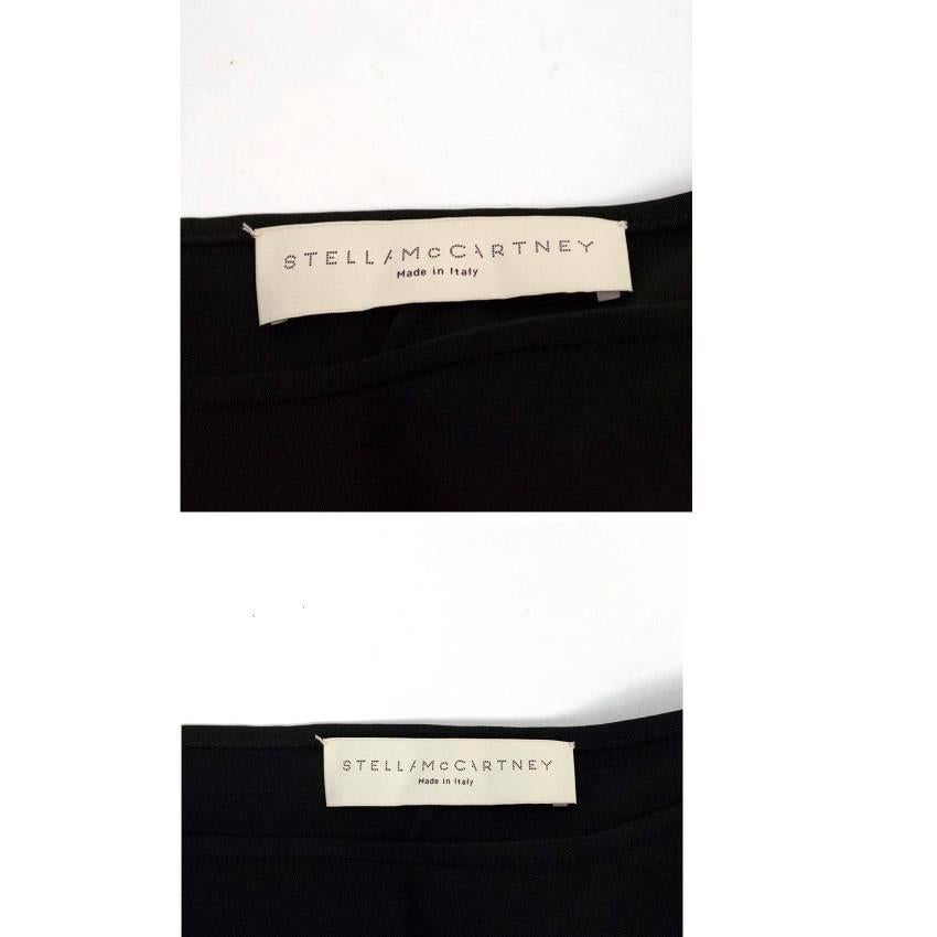 Stella McCartney Black One Shoulder Sleeveless Gown For Sale 5