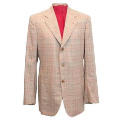 Kiton Cashmere Checked Blazer 11