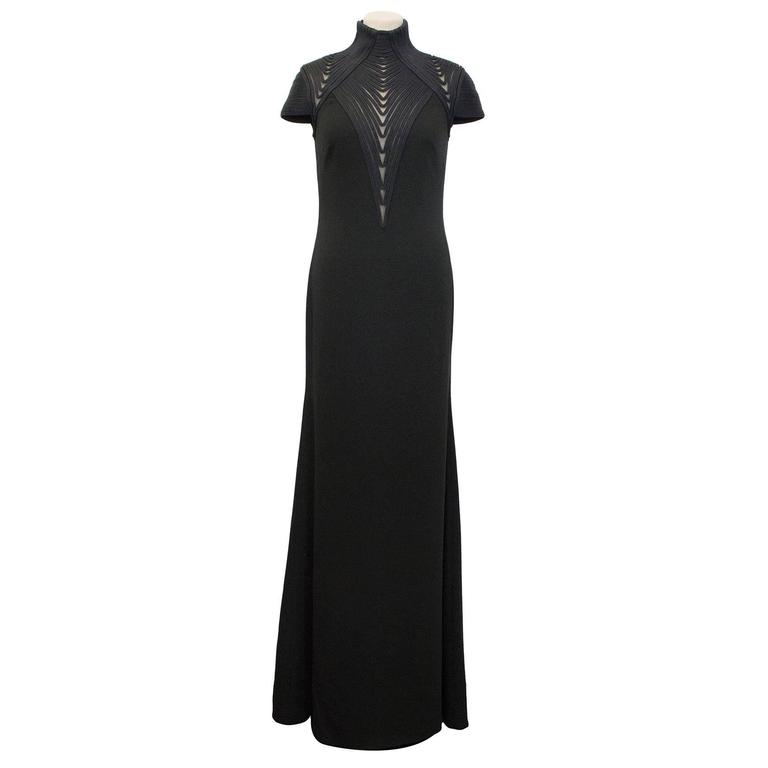 strapless beaded dress LaDivine - CD0216 Size:6 (XS) Costumes Black Royal Wedding Black