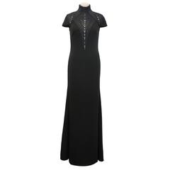 Ralph Lauren Collection Brita Black Evening Dress