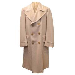 Gucci men's double-breasted lama coat 4