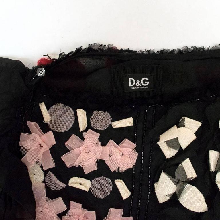 DOLCE AND GABBANA silk shift dress