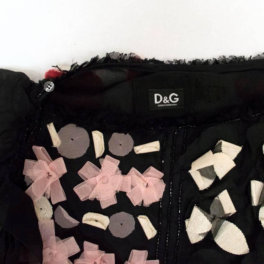 Dolce & Gabbana Patchwork /Embellished Shift Dress In Excellent Condition For Sale In London, GB