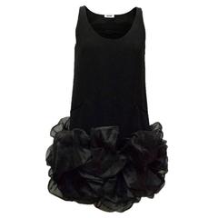 Moschino Black Ruffled Dress