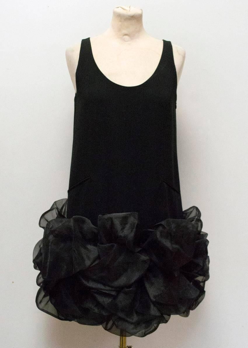 Moschino Black Ruffled Dress 2