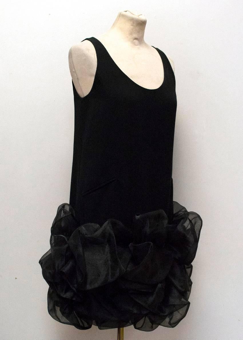 Moschino Black Ruffled Dress 4