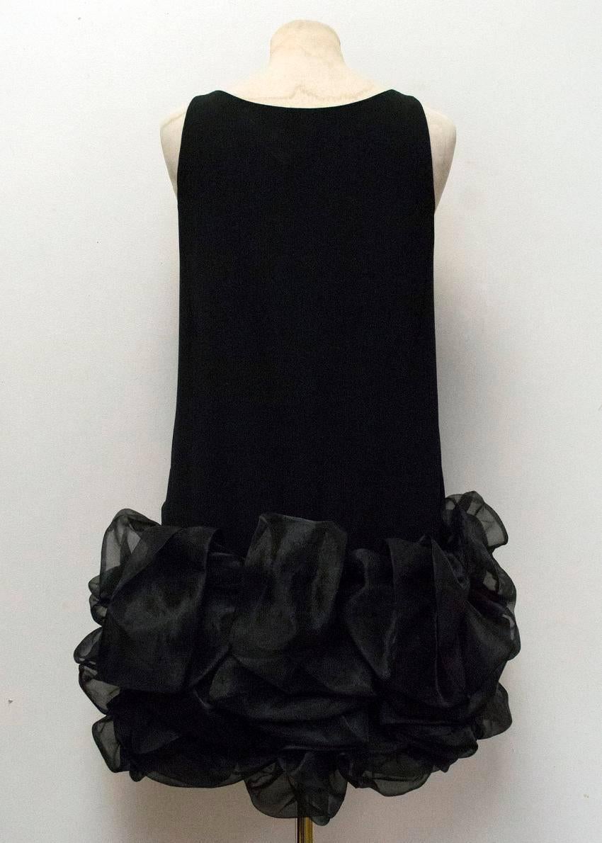 Moschino Black Ruffled Dress 3