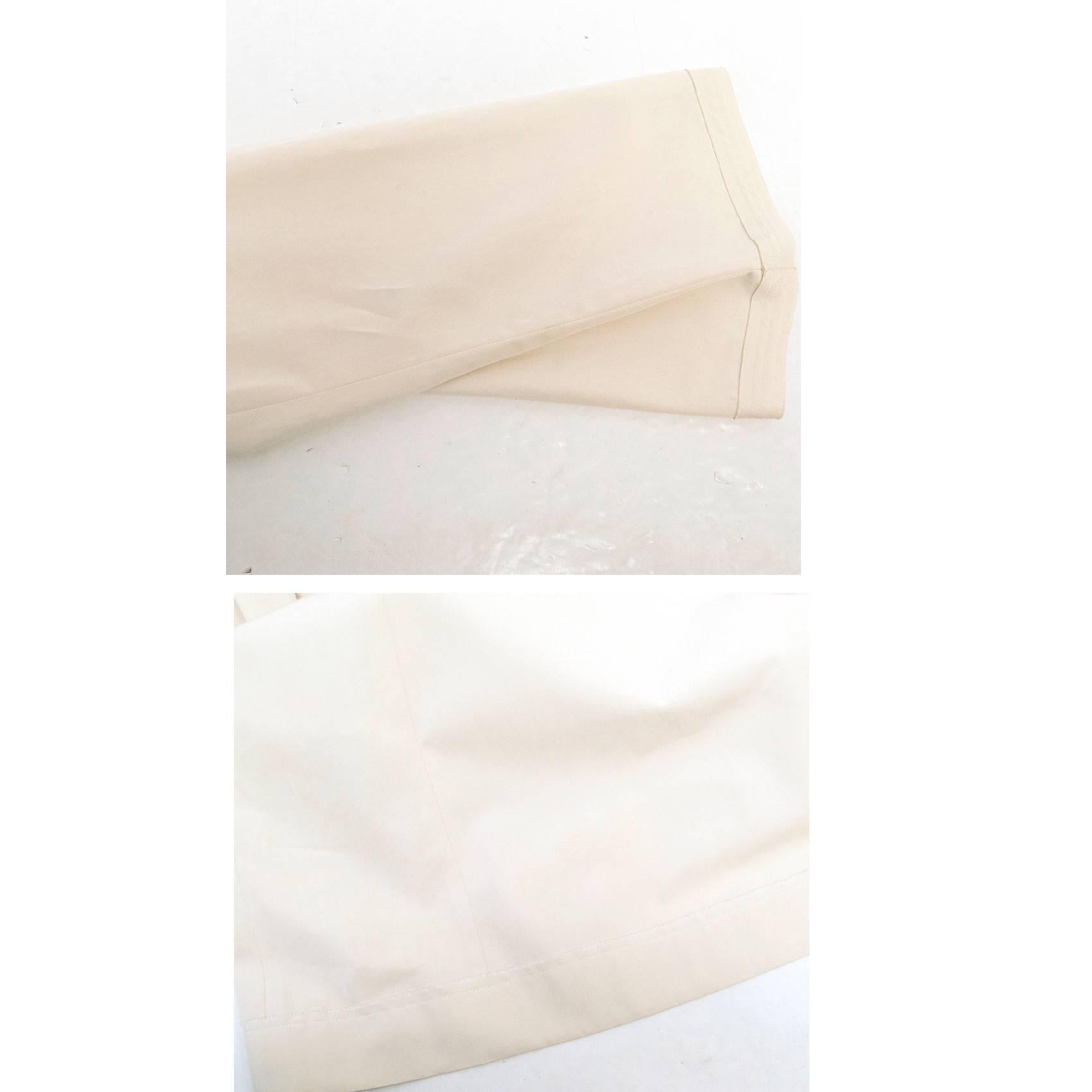 Lanvin Cream Embellished Tunic Dress For Sale 1