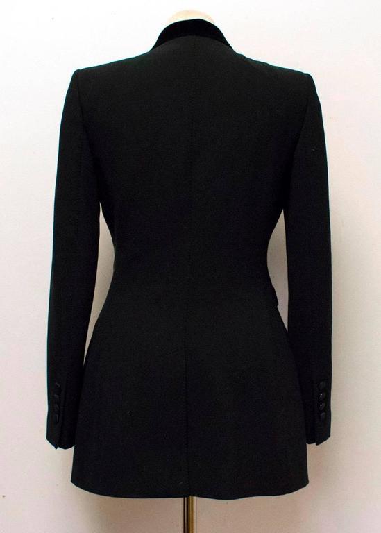 Dolce & Gabbana Black Long Sleeves Crop Blazer Cotton Jacket main image 1