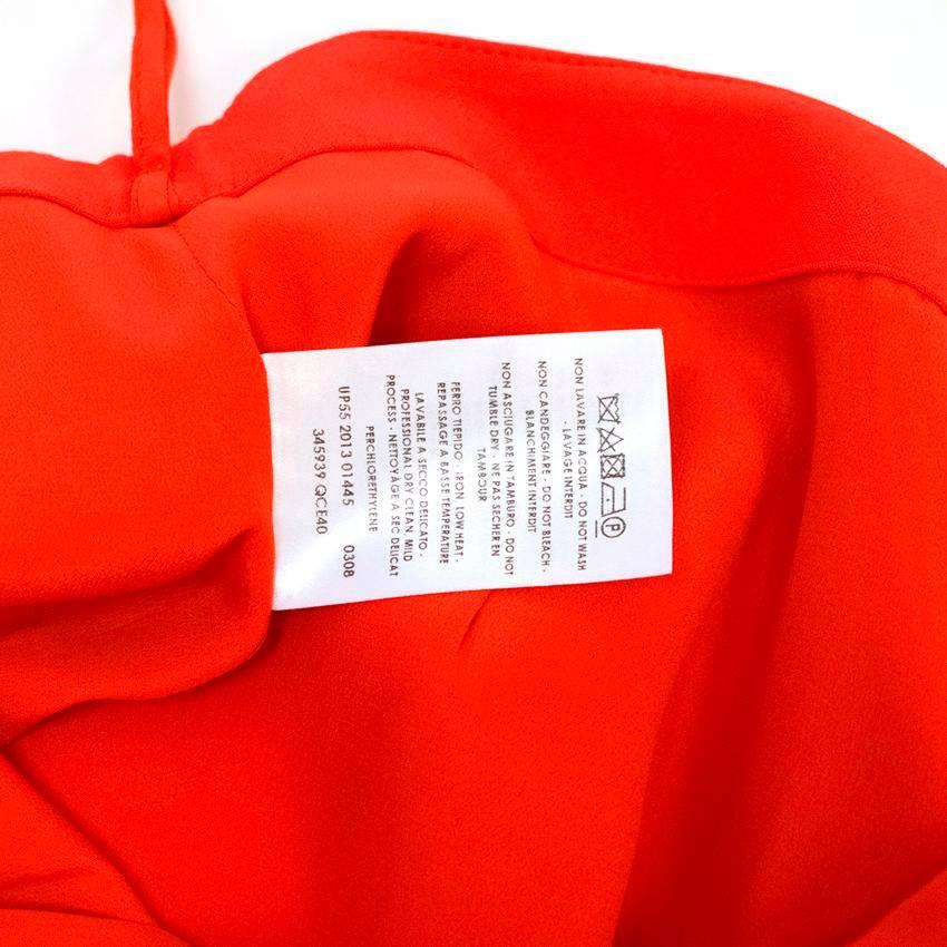 Alexander McQueen Red Two Piece Skirt Suit For Sale 3