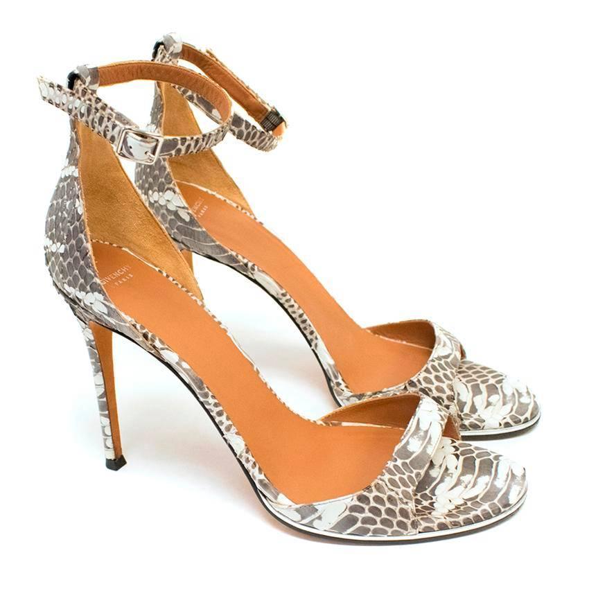 Givency Python High Heel Sandals For Sale