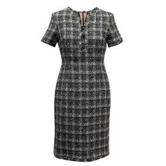 Chanel Grey Tweed Dress 1