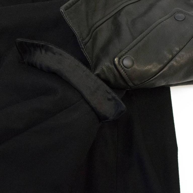 Bottega Venetta Cashmere blazer and Leather Vest Jacket For Sale at 1stDibs
