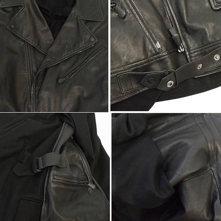 Bottega Venetta Cashmere blazer and Leather Vest Jacket For Sale at 1stDibs