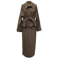 Chanel Tweed Skirt Wool Suit 8