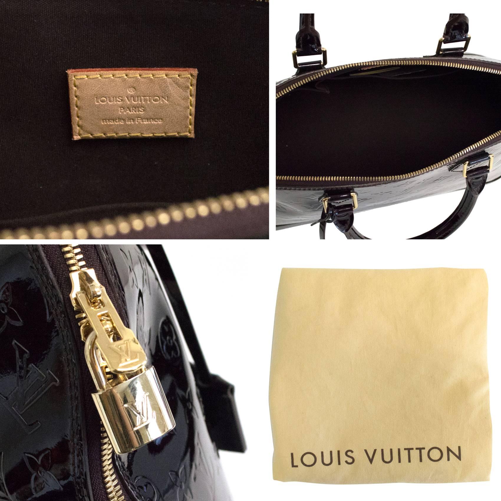 Louis Vuitton Alma GM Amarante bag For Sale 1