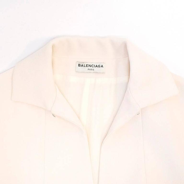 balenciaga cream shirt
