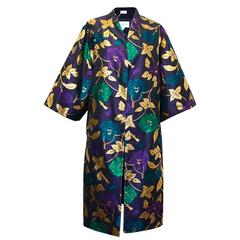 Osman Floral Patterned Raglan Coat