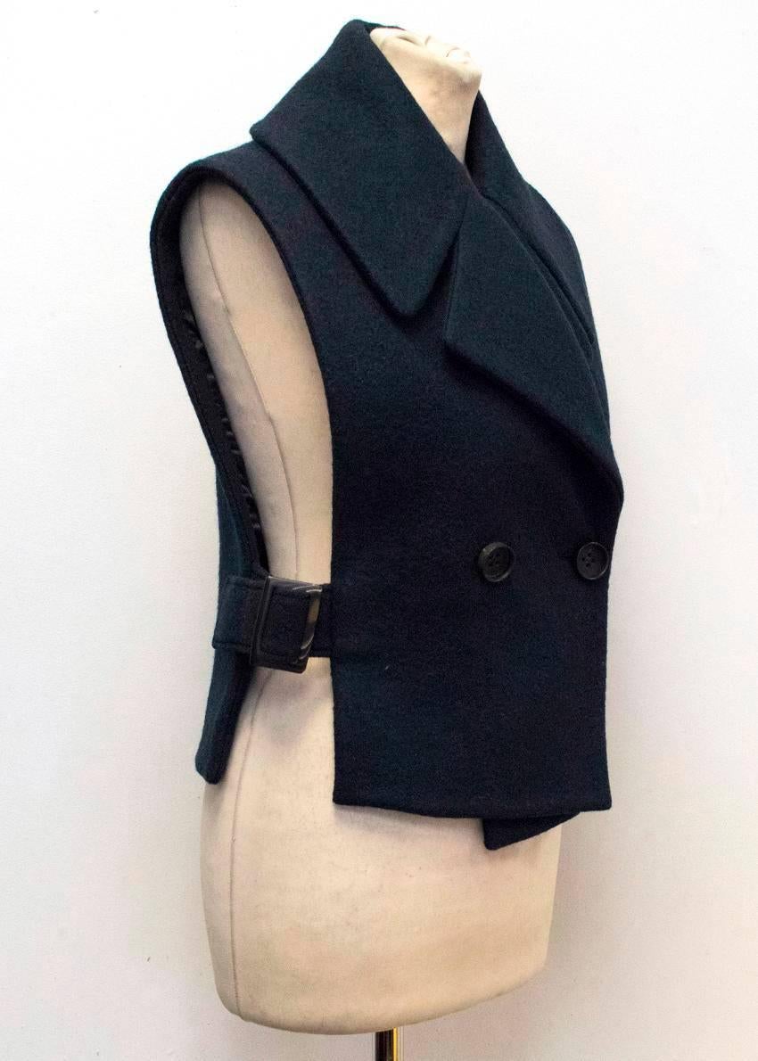 Philip Lim Leather and Wool Layered Jacket For Sale 1