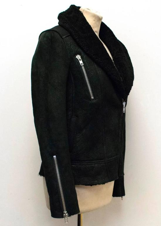Iro shearling moto jacket cheap