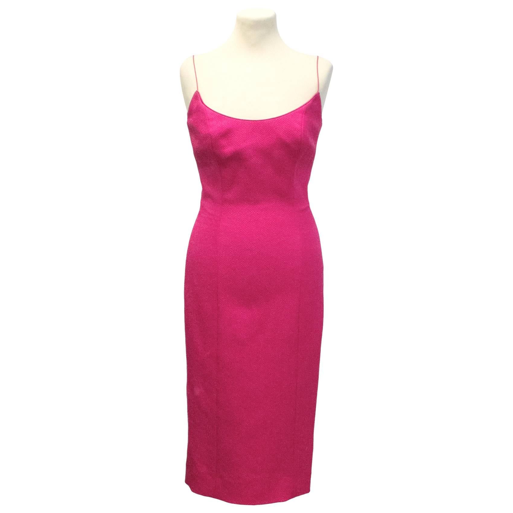 Pink L'Wren Scott fuschia dress For Sale