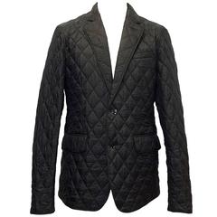 Burberry Black Quilted Blazer 10