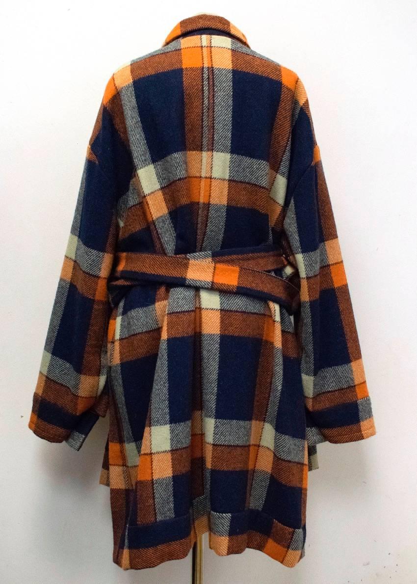 Vivienne Westwood Gold Label A/W15 Unisex Tartan Coat In New Condition For Sale In London, GB