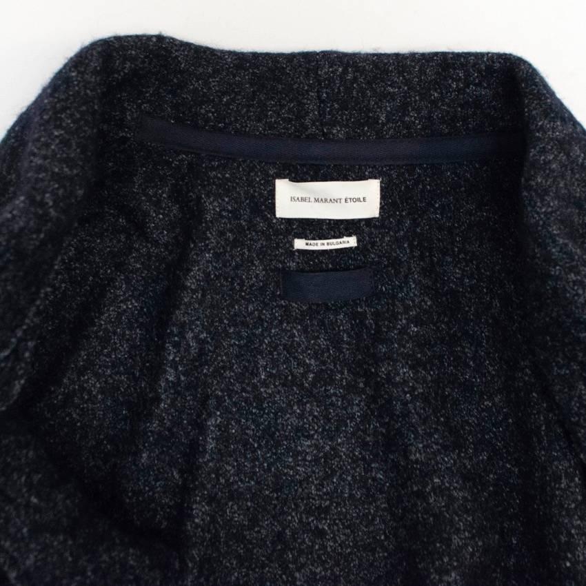 Black Isabel Marant Etoile 'Janelle' Belted Jacket For Sale