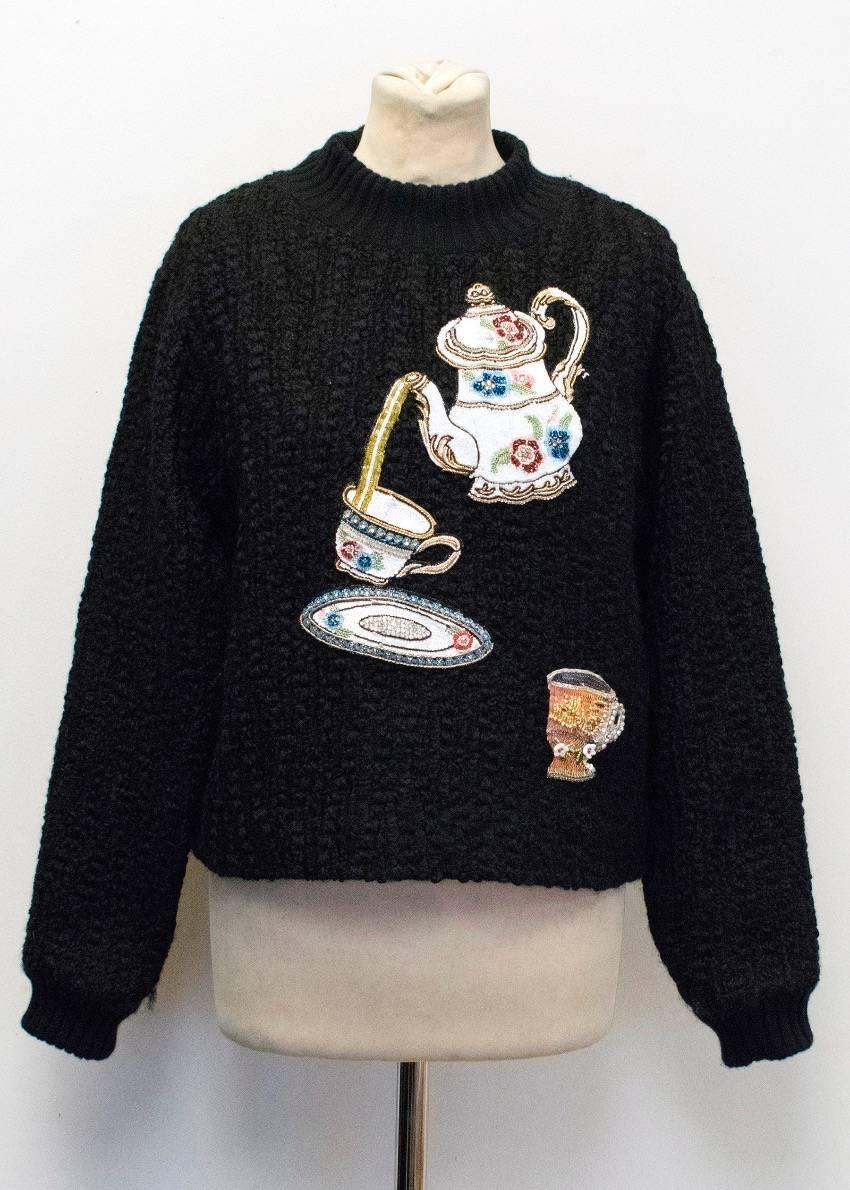 dolce and gabbana cat sweater